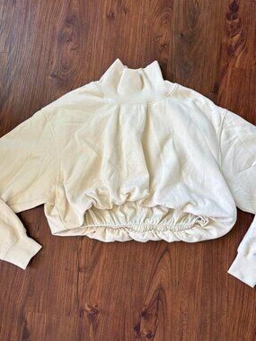 Out From Under Tommy Cropped Bubble Sweatshirt